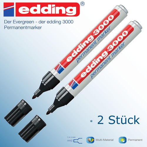 Edding 3000 schwarz - , permanent