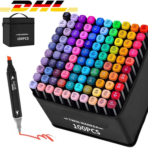 100 farben filzstifte set - 100,