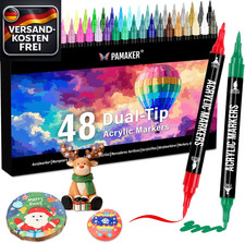 Acrylstifte Set 48 Farben mit