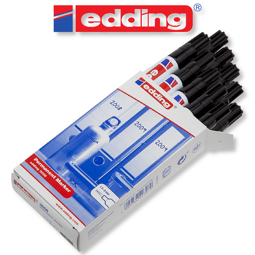 Edding 3000 schwarz permanent - 3000,