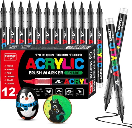 Vakki acryl filzstift 12 - acryl-filzstift,,