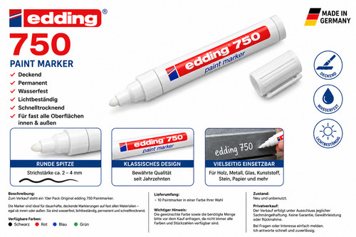 Edding 750 paintmarker - edding,