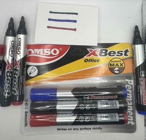 Permanent marker 3er set 3mm - marker,
