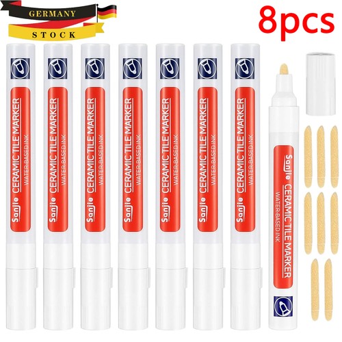 Fugenmarker weiß schwarz - 8, x