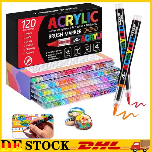 120 farben acrylstifte set - farben,