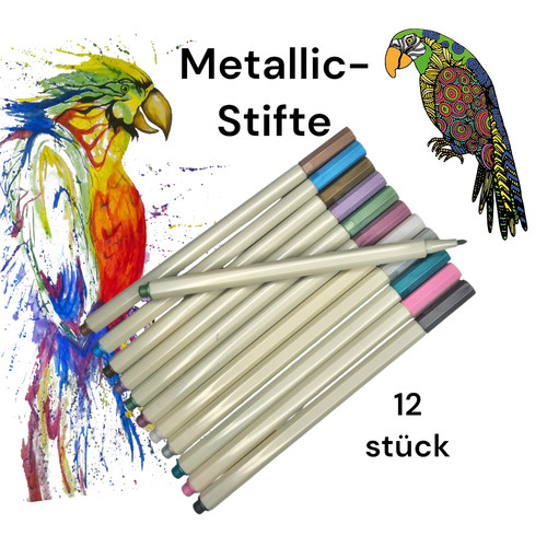 Metallic marker set stifte - metallic,