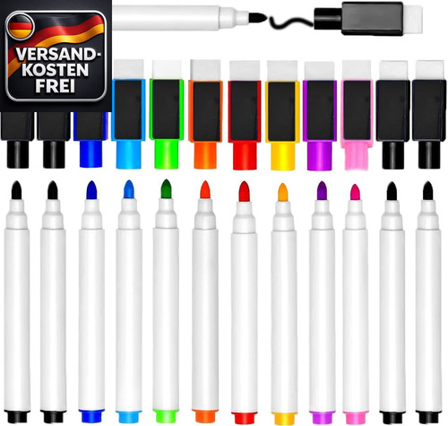 Whiteboard marker set - set, 12