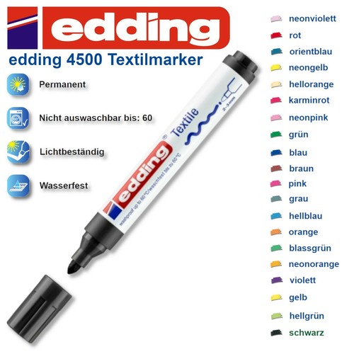 Edding 4500 textilmarker - edding,