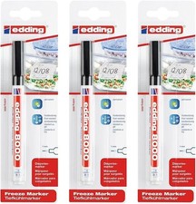 3x Edding 8000 Tiefkühlmarker
