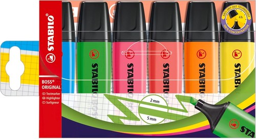 Stabilo textmarker boss - -,