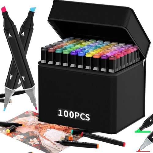 100 farben marker - farben, dual
