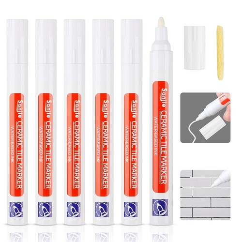 Fugenmarker weiß schwarz - 6,