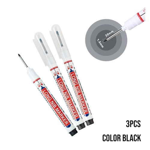 Bohrlochmarker set schwarz - set,