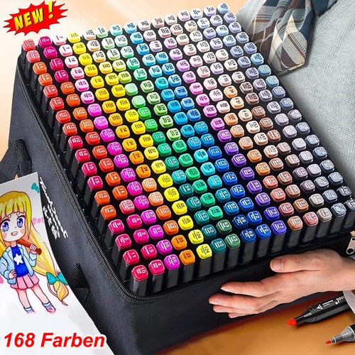 168 farben filzstifte für - 168,