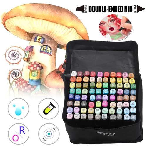 Farben marker set permanent - 80, set,permanent
