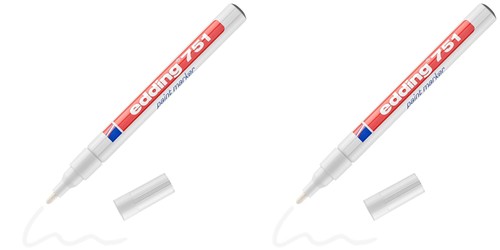 Edding 751 lackmarker - lackmarker, weiß