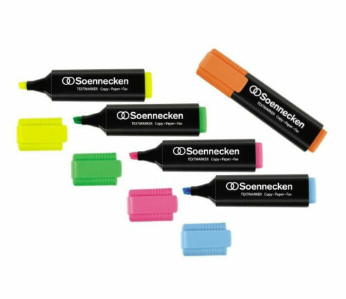 Textmarker set farbig - x, set,