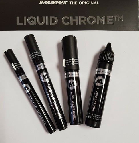 Molotow liquid chrome - liquid, marker