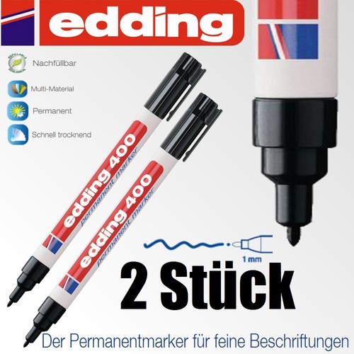 Edding 400 schwarz - , permanent