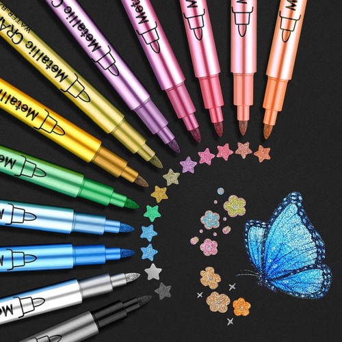 Metallic marker stifte set - set, 12