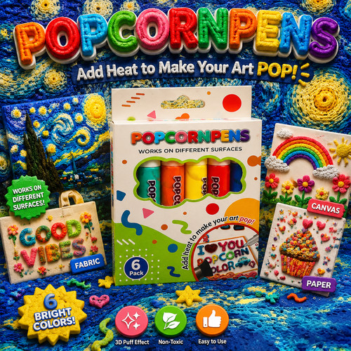 6er set popcorn - 6er, 3d
