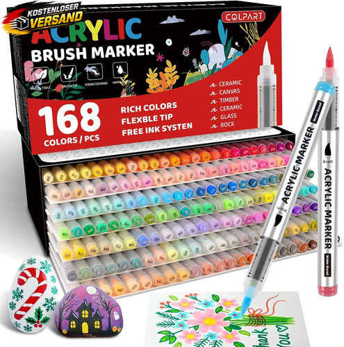 Acrylstifte set 168 farben - acrylstifte,