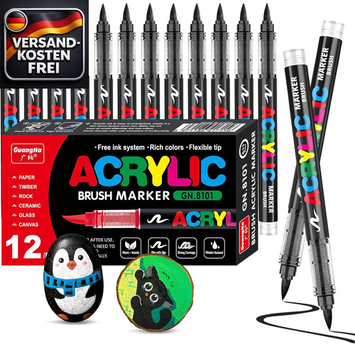 Acrylstifte schwarz tlg - acrylstifte,